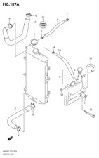 Suzuki Genuine Clamp GSX-R750 L1-L7 Engine Radiator Hose 09402-35501-000
