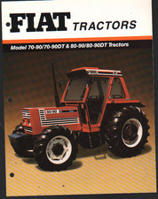 FIAT  70-90/70-90DT & 80-90/80-90DT Tractors Brochure Leaflet