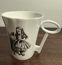 Whittard of Chelsea Mad Hatters Tea Party China Mug Key Handle Alice Wonderland