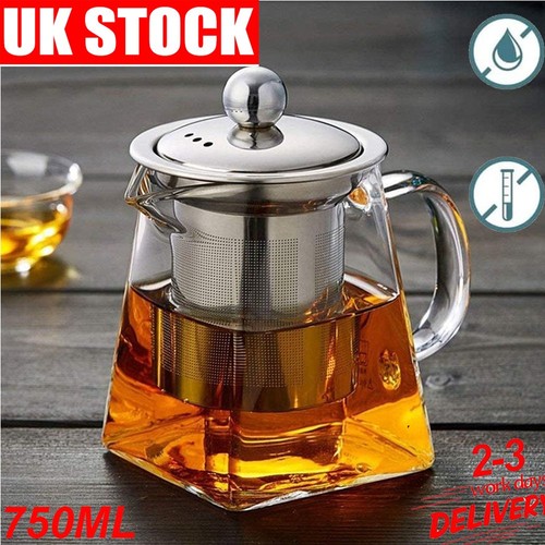 Heat resistant glass teapot - glass,