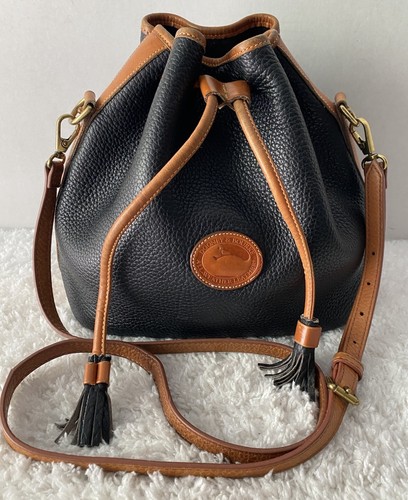 Dooney bourke leather bucket - dooney,