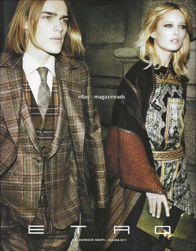 Etro page print fall 2014 - 1-page, ad