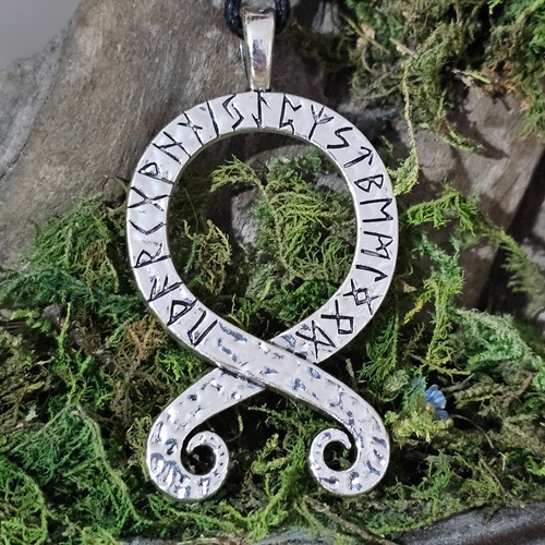 Troll cross pendant - troll,