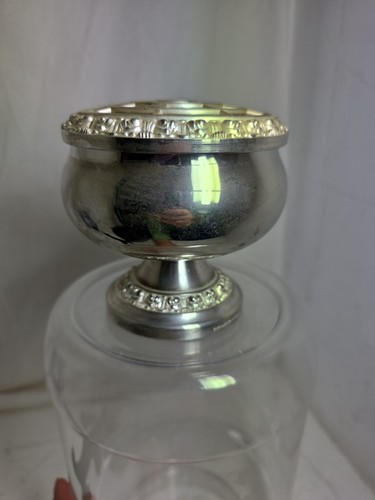 Silver plate rose bowl - rose,