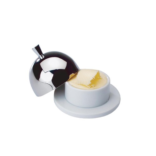 Aps butter dish stainless - butter,