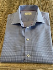 Eton mens blue - eton, checked