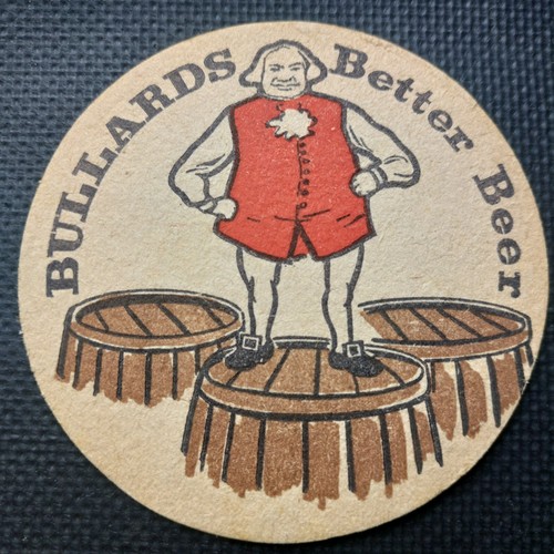 Bullards beer mat cat - bullards,