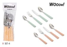 4 Piece Cutlery set Assorted