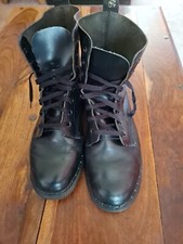 Dr Martens Black TREDAIR boots 16 Eyelets VINTAGE DR MARTENS Docs Sz 9 Quality