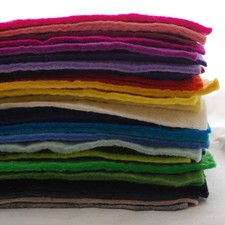 100% Wool Felt Fabric - 12"