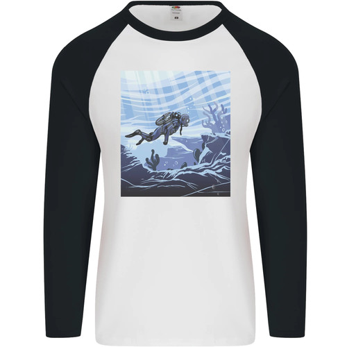 Deep sea scuba diver - deep, diving