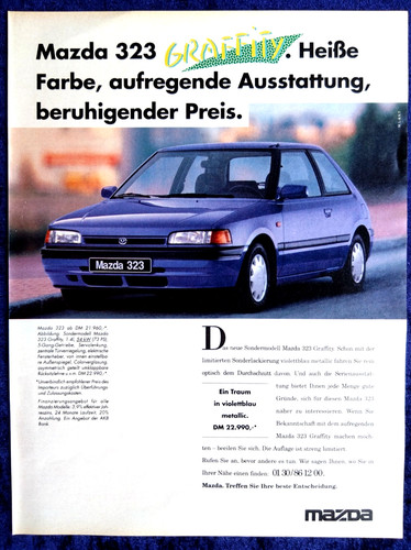 1994 mazda 323 - mazda, graffity