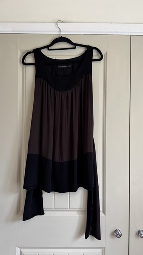 Zara brown black - brown, top