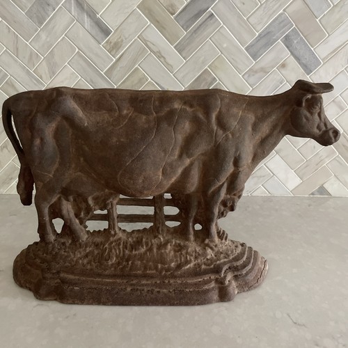 Vintage cast iron - vintage, cow