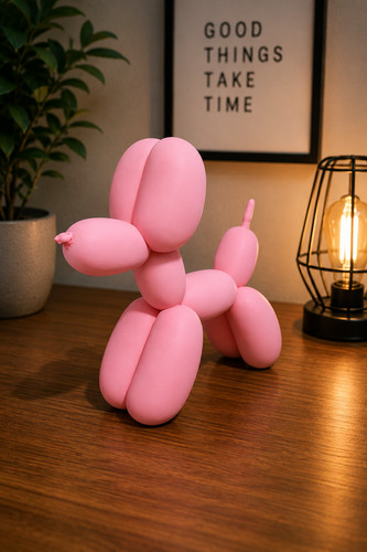 Standing balloon dog sculpture - standing,