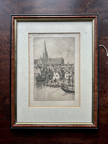 Antique etching paul - etching, st