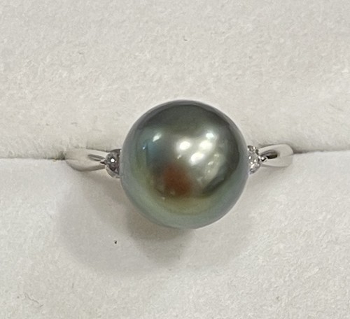 Vintage black pearl diamond - pearl,