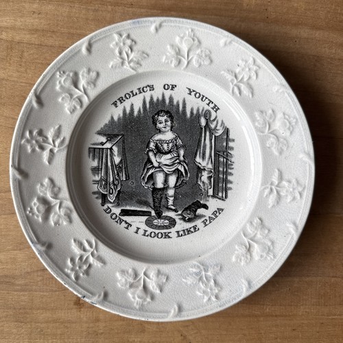 Antique plate frolics of - antique,