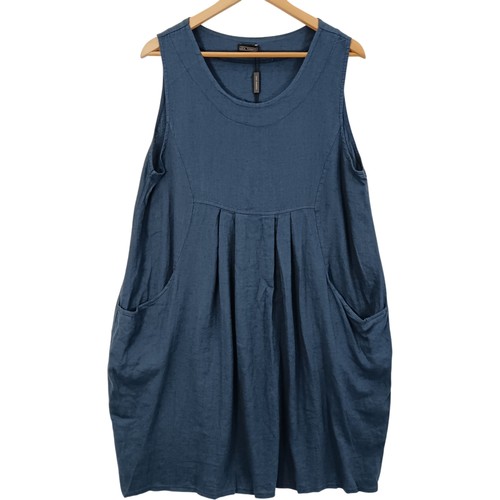 Luca vanucci sleeveless linen - vanucci,