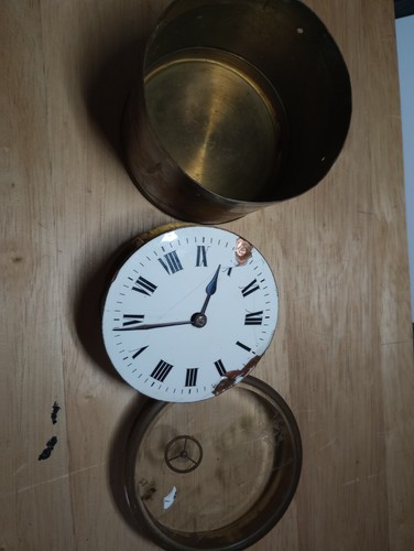 Antique french drum - drum, clock