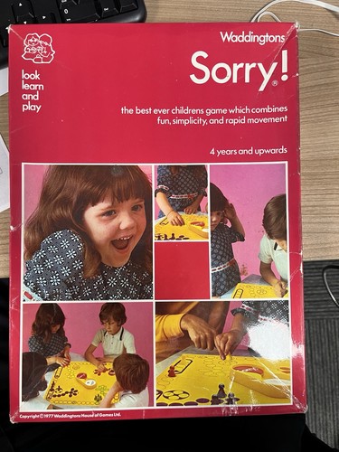 Waddingtons sorry board - sorry!!,