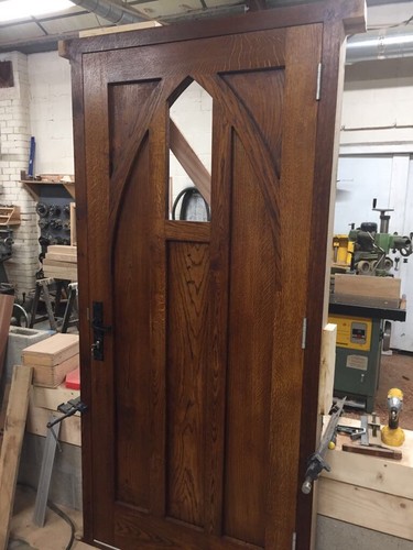Hand made solid - hand, door