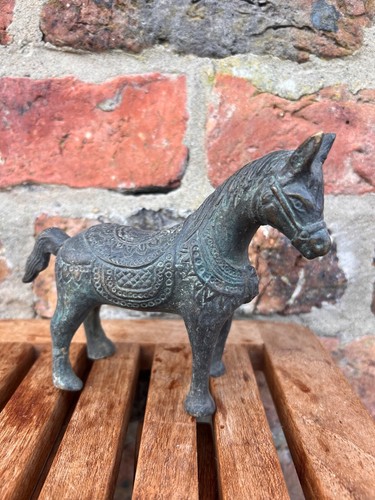 Ornate horse chang bronze - chang,