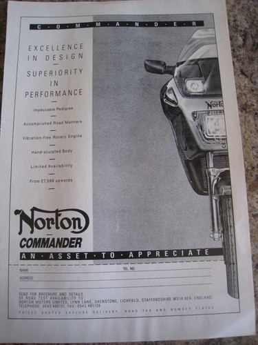 Norton commander motorcycle - norton,