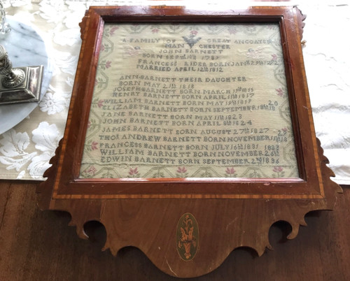 Antique georgian sampler - georgian,
