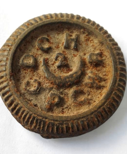Vintage indian iron weights - iron,