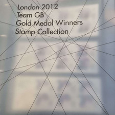 2012 london olympic games Team GB gold medal winners stamp collection set of 242
