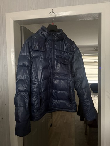 Uniqlo navy blue puffer - uniqlo, jacket