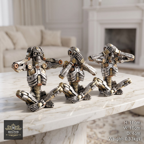 Steampunk sculpture ornament - sculpture,