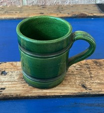 Antique TEAL GREEN Handmade