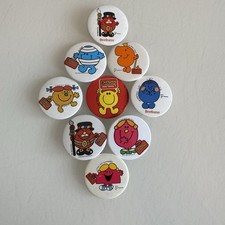Vintage Mr Men Badge Bundle