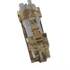 Wosport Tactical Radio Pouch MOLLE Walkie Talkie MPU5 PRC163 152 Holder Military