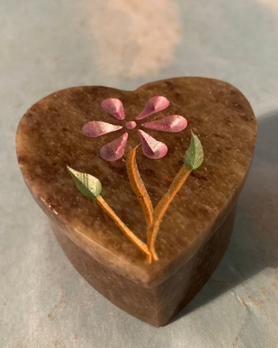 Vintage brown soapstone - vintage,