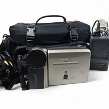 Sharp VL-E980 Camcorder Video8 8mm 64x Retro Video Camera, Charger & Accessories
