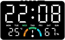 LED Wall Mounted Clock Large