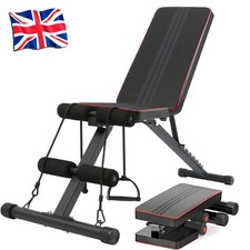 Multi Exercise Adjustable Folding Fitness Workout Bench with 6 Positions Fitness