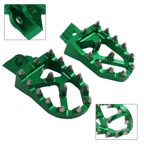 Pair green cnc foot - cnc, pegs