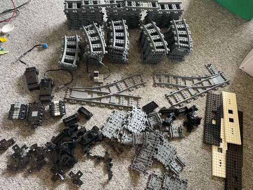 Lego train tracks - lego,