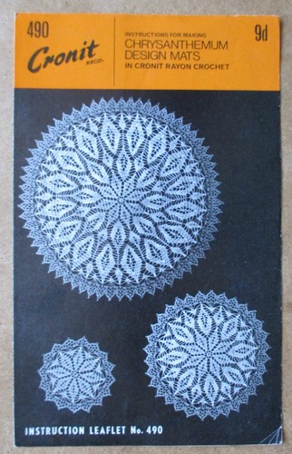 Vintage cronit crochet pattern - vintage,