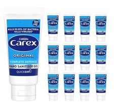 12 x CAREX Hand Sanitiser Gel