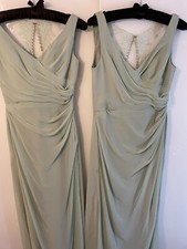 Beautiful Sage green bridesmaid dresses   10 & 14