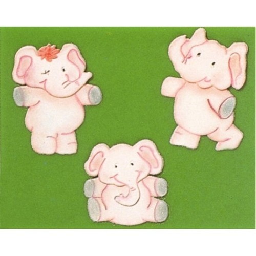 Elephants patchwork cutter - patchwork,