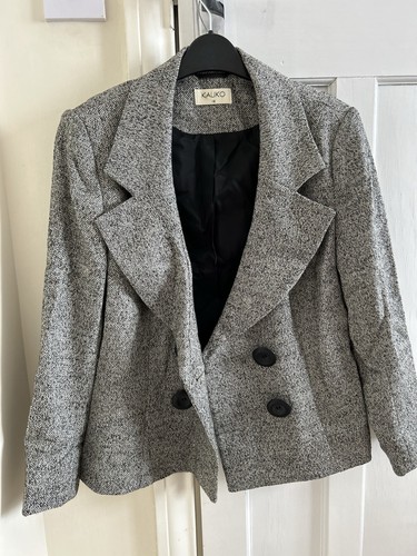 Kaliko grey wool tweed pea - kaliko,