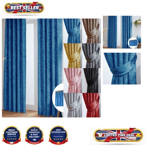 Fully lined velvet curtains - lined,