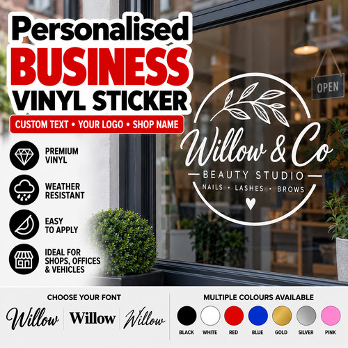 Custom business vinyl - vinyl, sticker