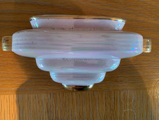 Wall Pocket hand painted pink